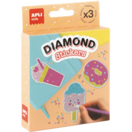APLI Kids 20564 К-т диамантени стикери Сладолед