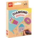 APLI Kids 20564 Диамантени стикери Сладолед, 3 бр. творчески комплект
